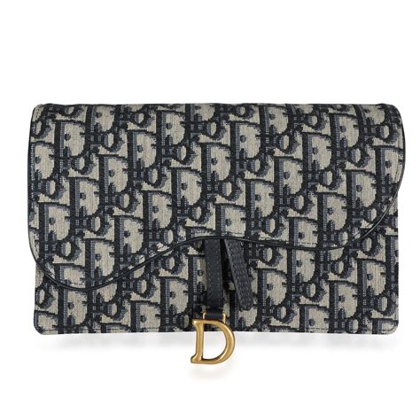 saddle pouch blue dior oblique jacquard price|Dior saddle pouch.